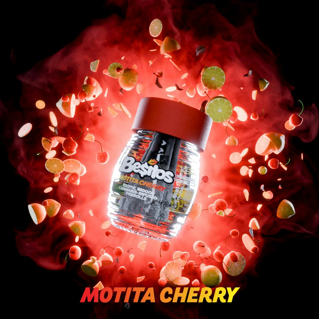 BE$OS | MOTITA CHERRY | .5G INFUSED PRE-ROLL | 5PK
