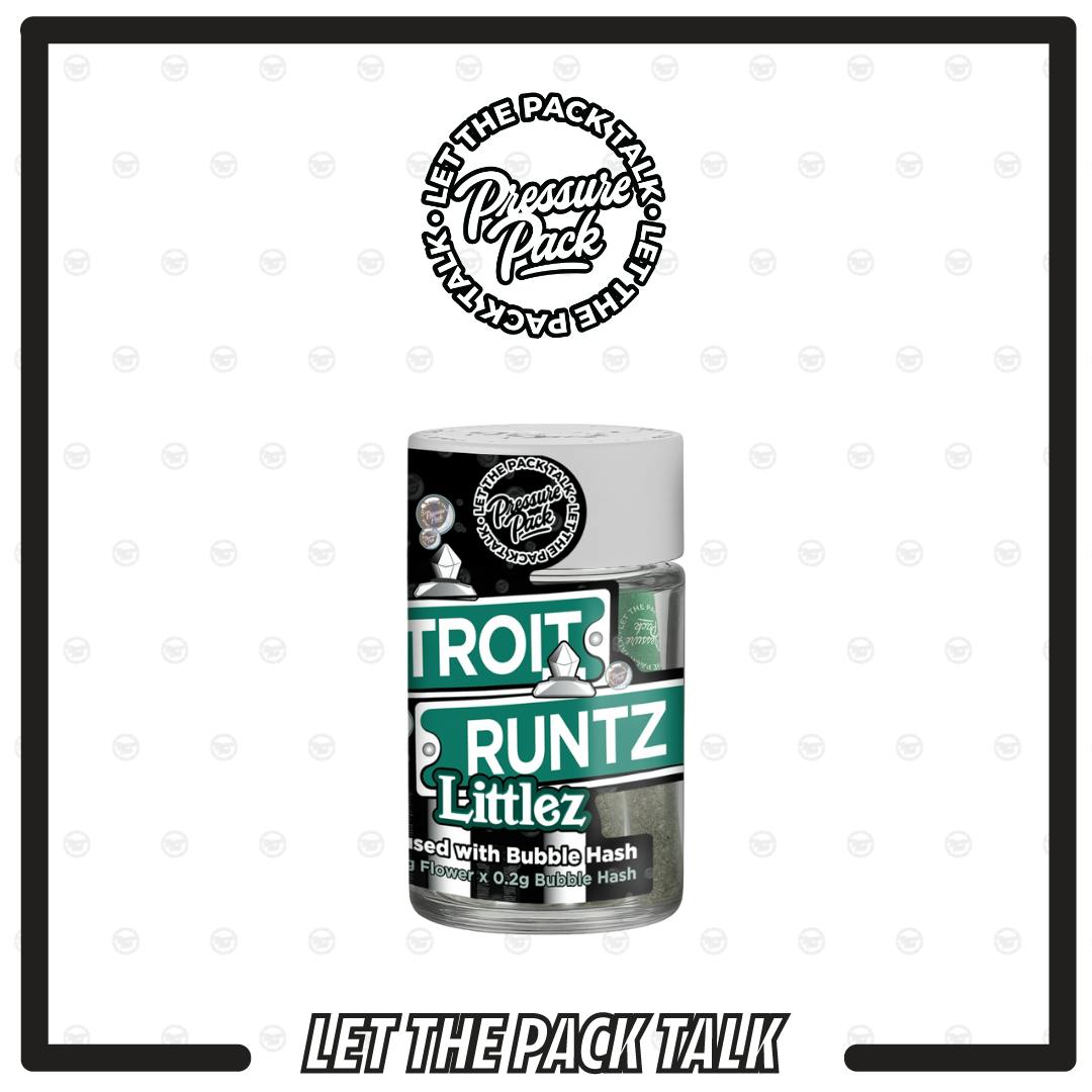 Pressure Pack x 5pk Bubble Hash Infused Littlez | Detroit Runtz