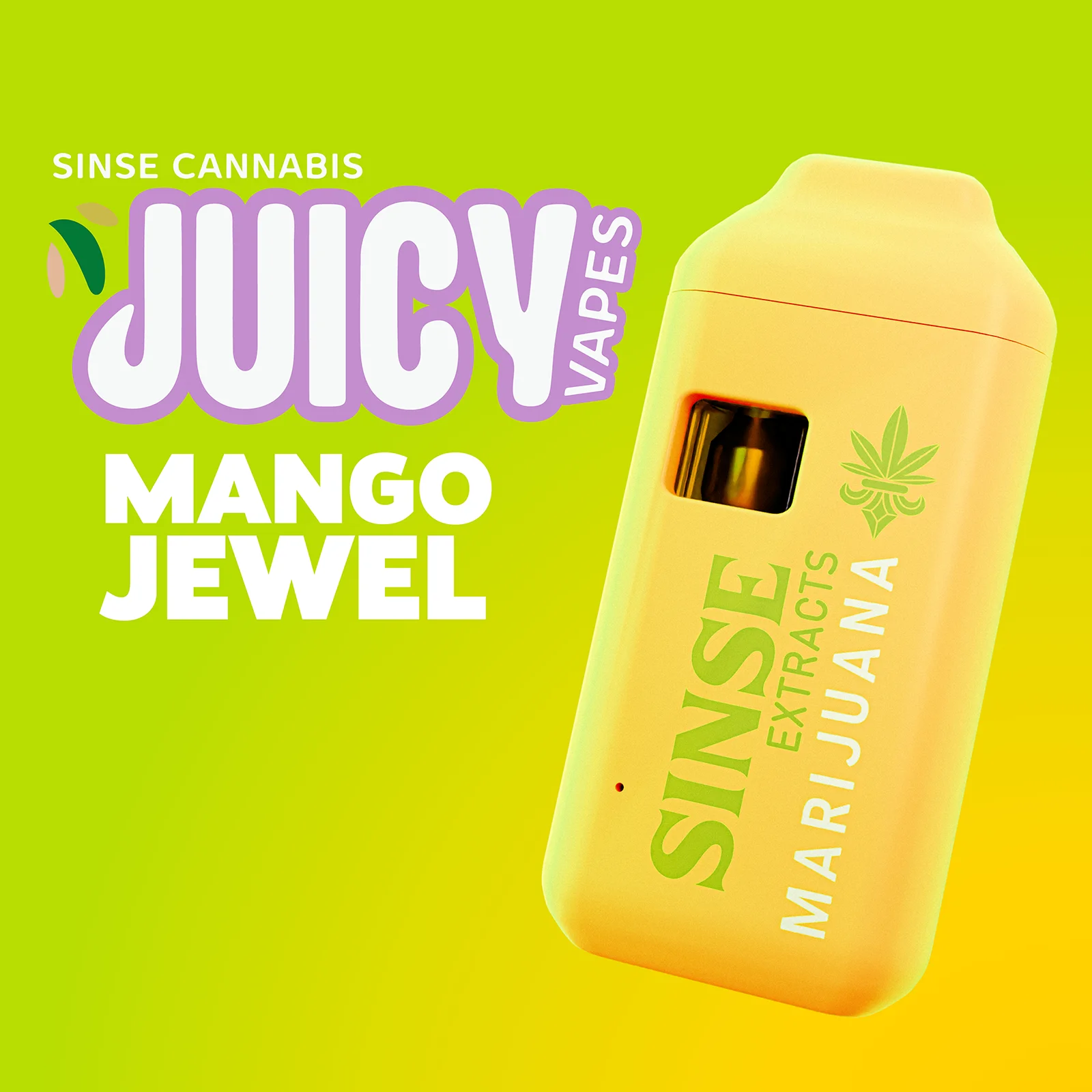 Sinse | Distillate All-in-One Vape | Mango Jewel 1g