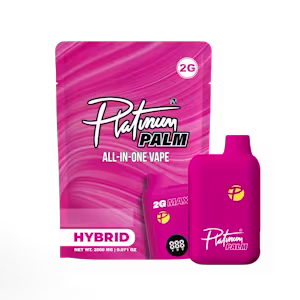 Platinum Vape - Palm AIO Vape - 2g - Raspberry Riptide