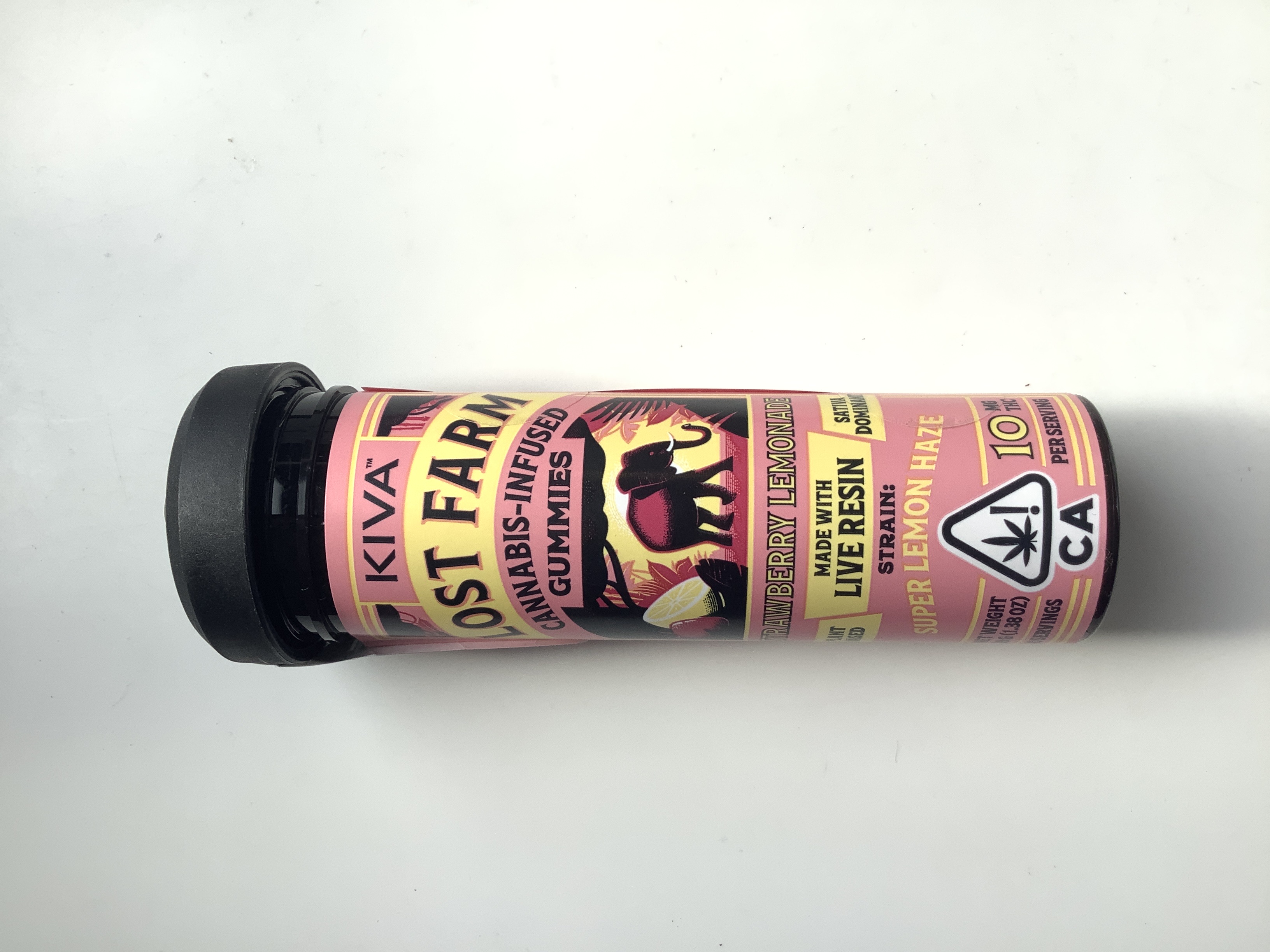 LOST FARMS - EDIBLE (GUMMIES) - - STRAWBERRY LEMONADE - SUPER LEMON HAZE