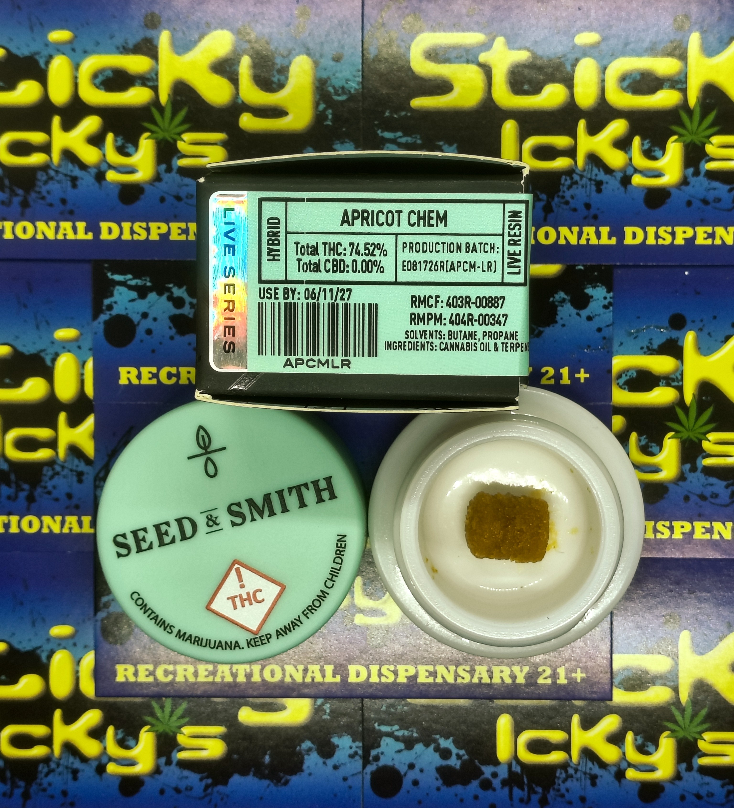 Apricot Chem Live Resin 1g