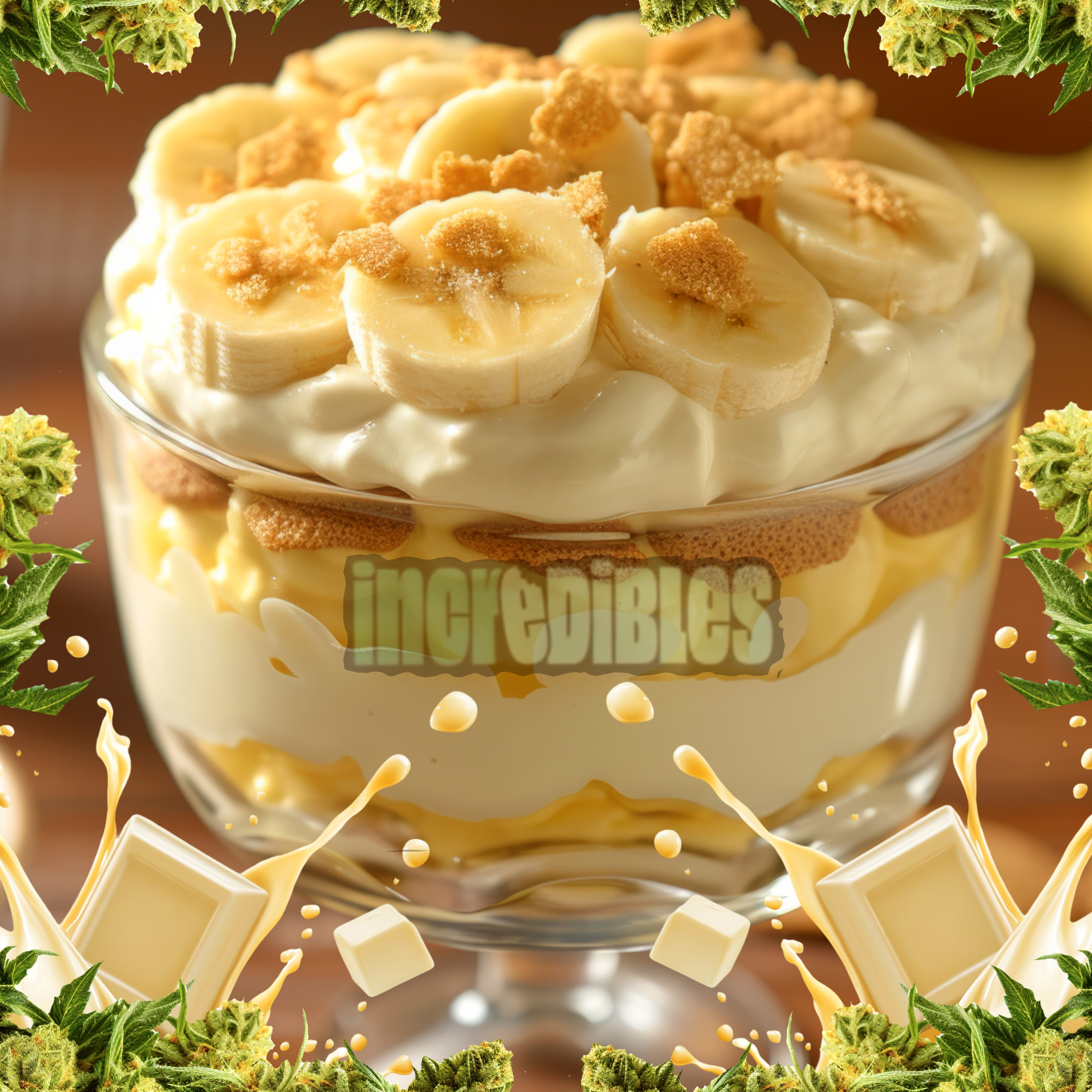 Magnolia Bakery Swirled Famous Banana Pudding | Chocolate | 10 pack | 100mg THC