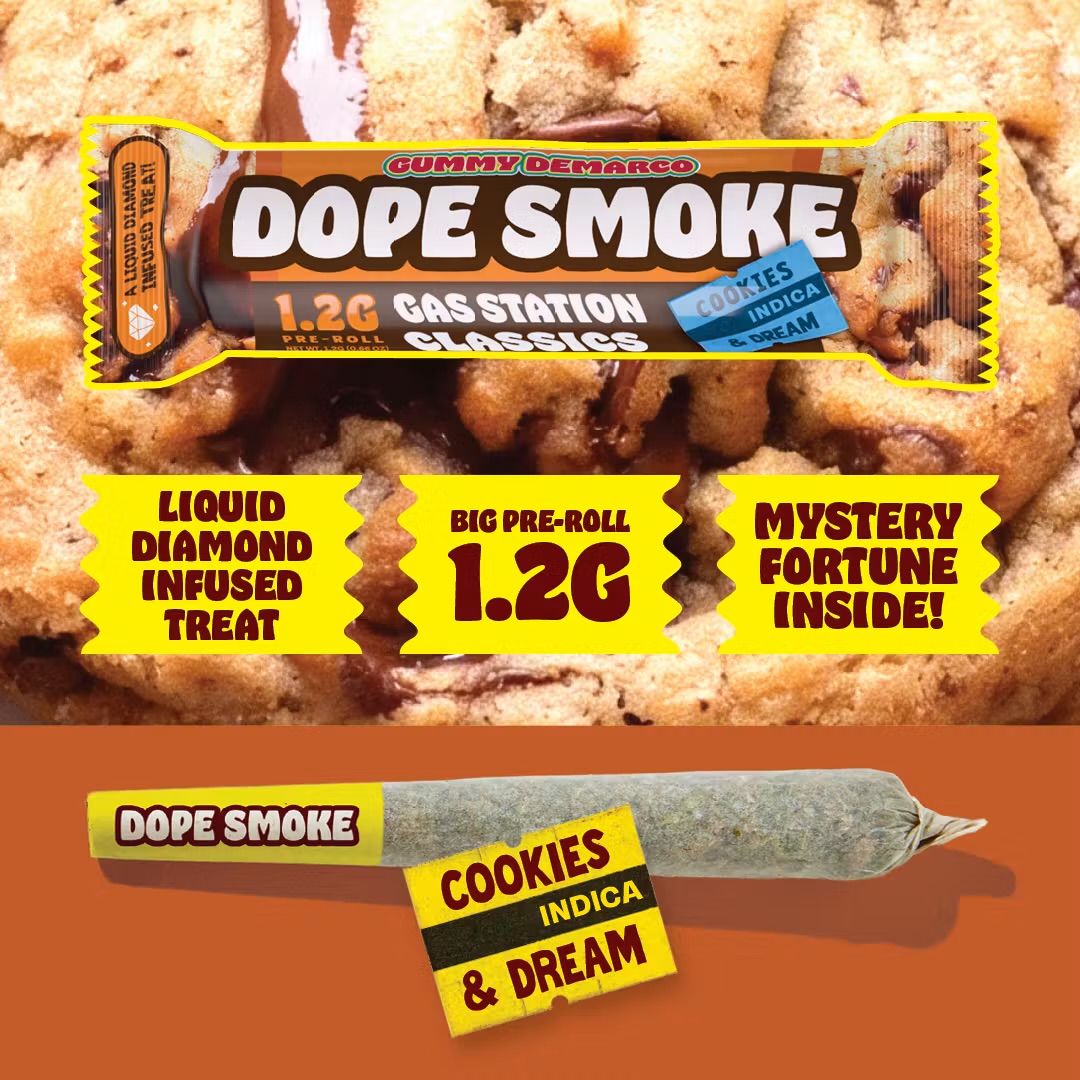 Dope Smokes: Cookies & Dream 1.2g LQD Infused Pr