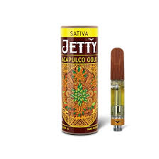 Jetty Extracts Vape Cartridge High THC Acapulco Gold - Sativa