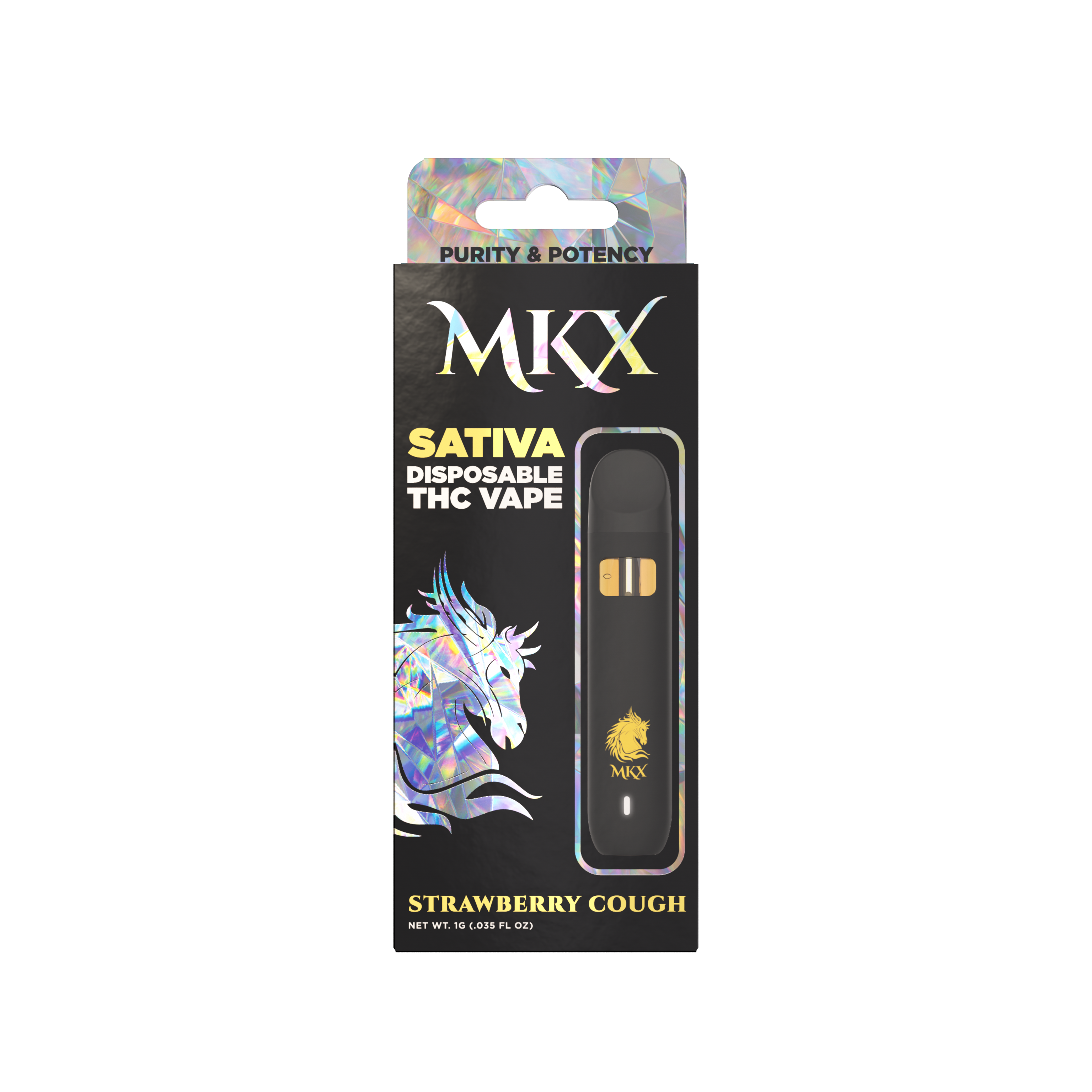 1g MKX Disposable - Strawberry Cough Disposable - Sativa