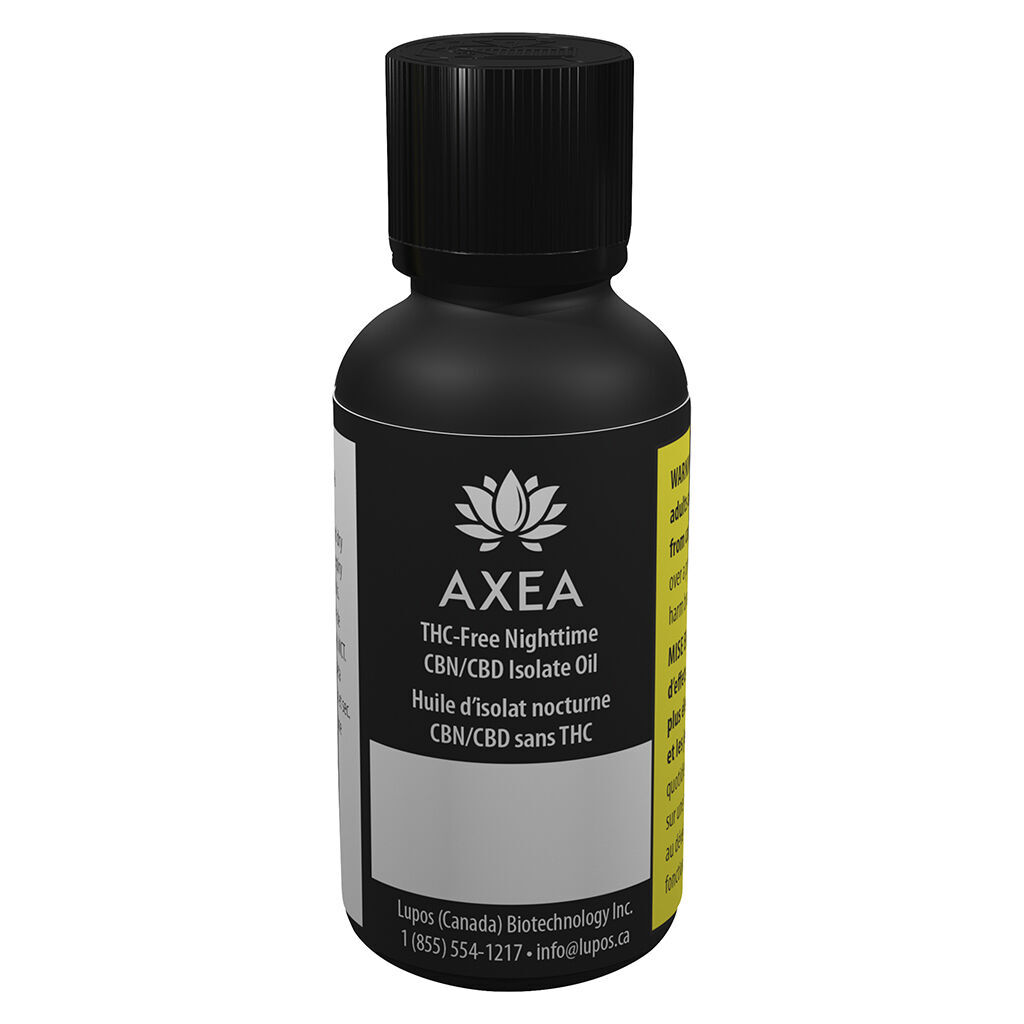 AXEA - THC Free CBN+CBD Nighttime Isolate Oil - 30ml