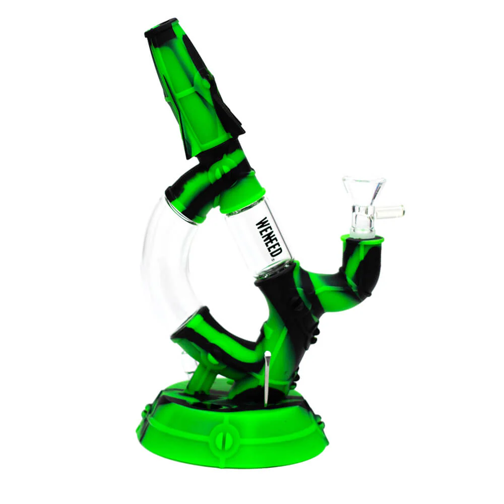 Arsenal Silicone Black Green Waterpipe