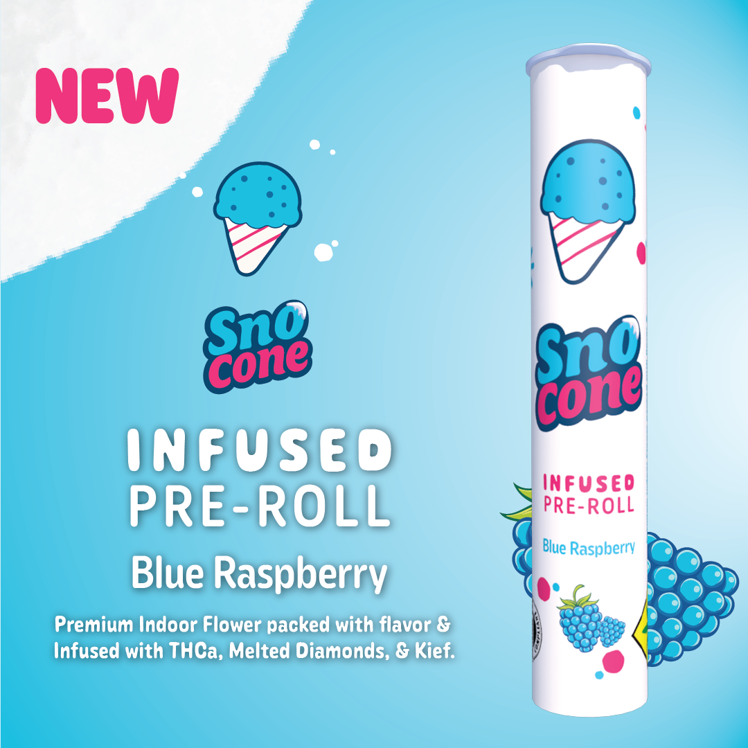 Blue Raspberry Infused Pre Roll