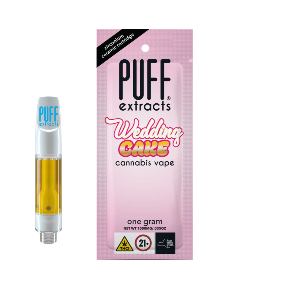 Puff Extracts | Vape | 510 | Wedding Cake | Indica | 1g | THC 94.26%