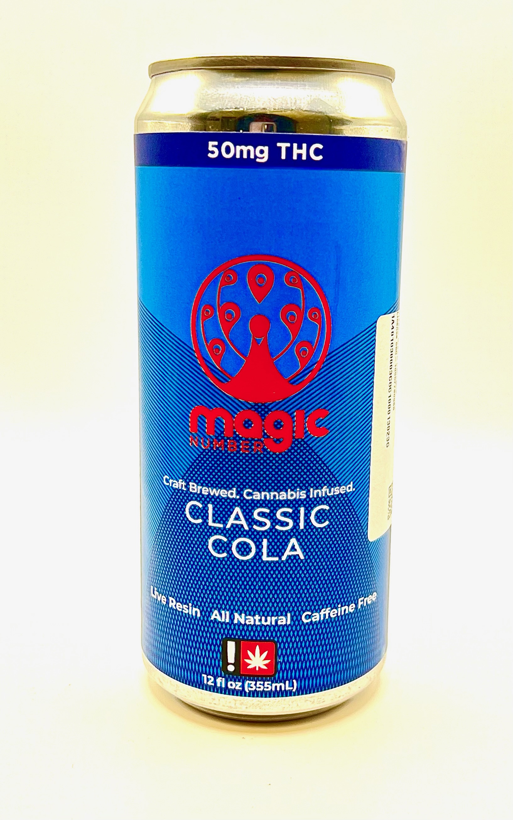 Magic Number | Classic Cola | THC | Live Resin | 50mg Infused Soda
