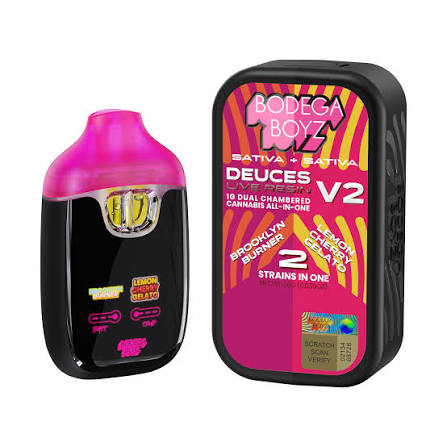 BODEGA BOYZ | LIVE RESIN DUAL CHAMBER AIO VAPE | BROOKLYN BURNER X LEMON CHERRY GELATO