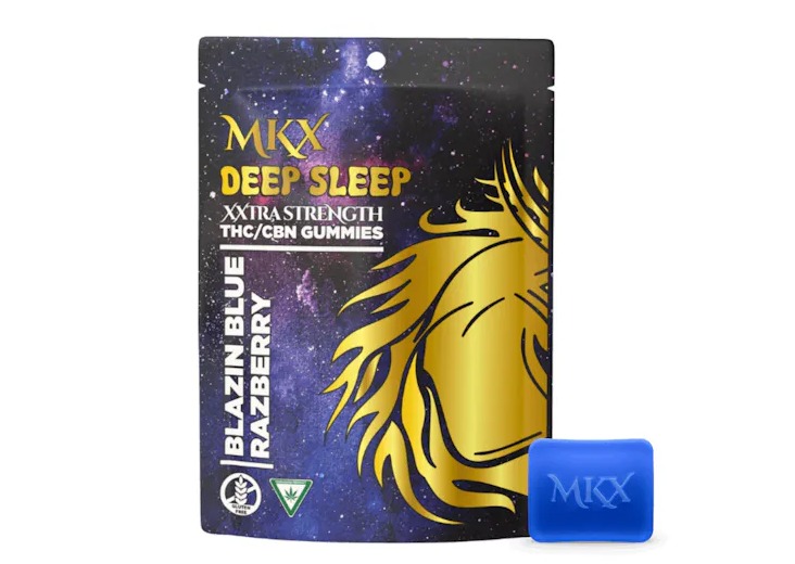 MKX - Gummies - 200mg - 4:1 THC/CBN - Blazin Blue Razz (Sleep)