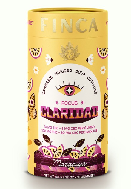 Claridad | Passion Fruit Gummies | 10pk | 100mg