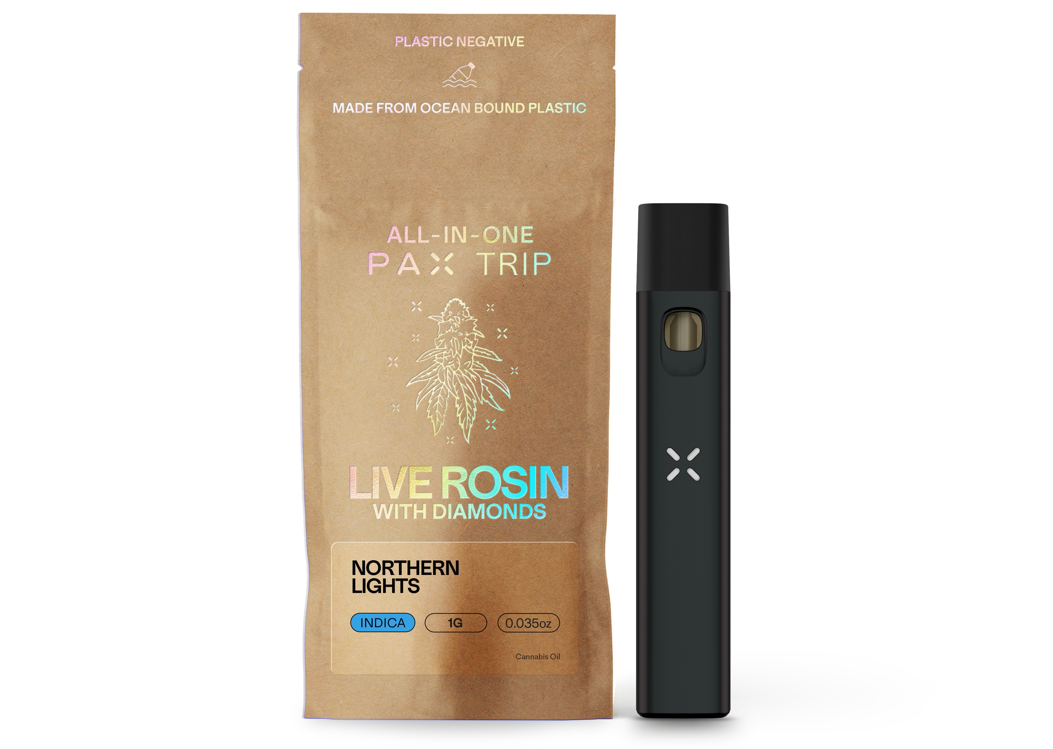 PAX Trip Northern Lights 1g Live Rosin Diamond Vape
