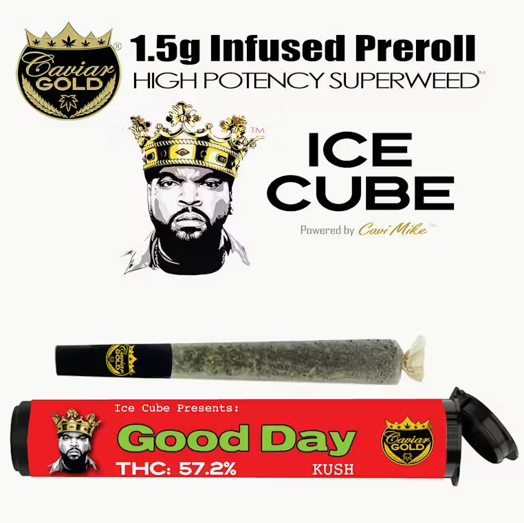 Caviar Gold | Good Day | 1.5g Infused Glass Tip Preroll