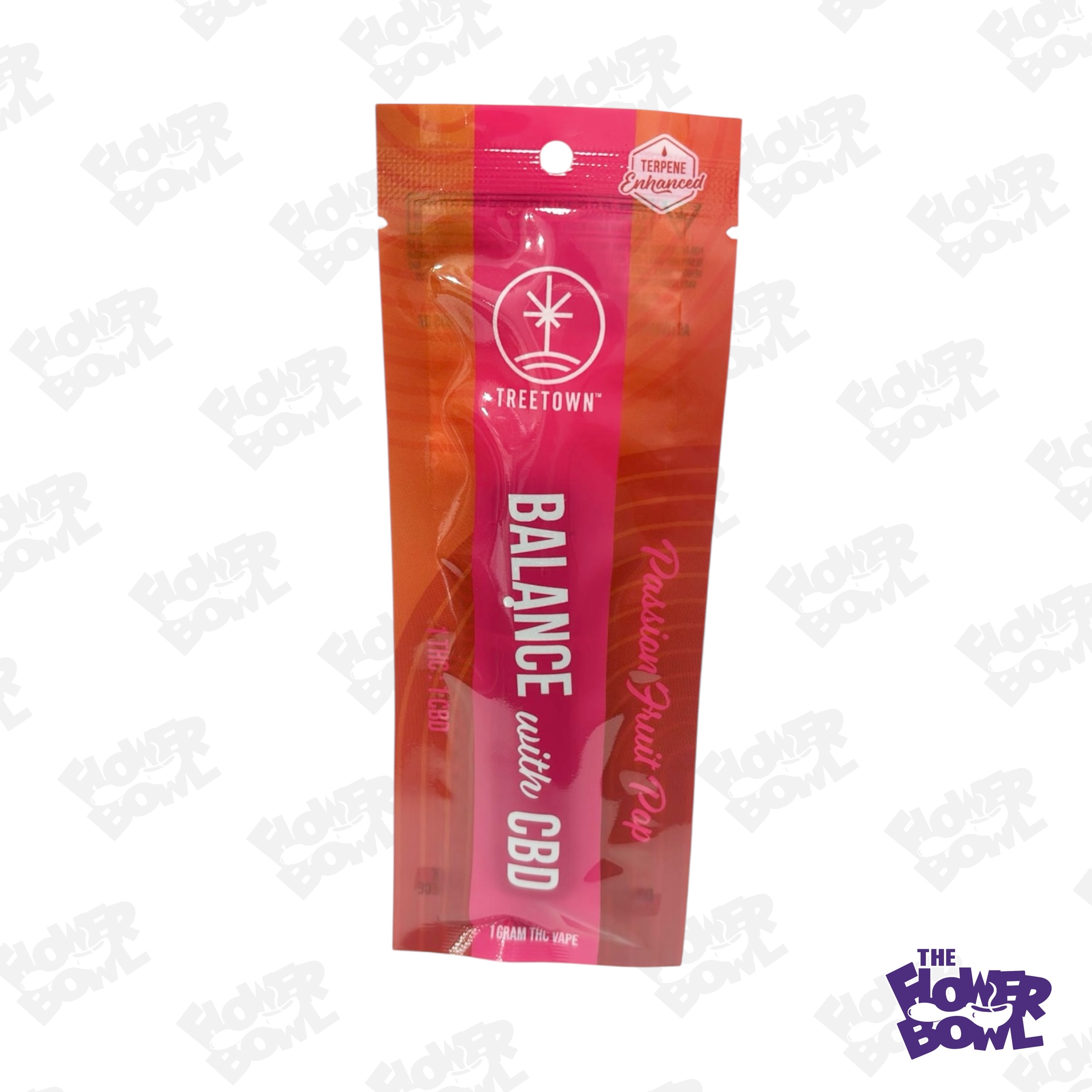 Treetown: Passion Fruit Pop (Balance) 1G Disposable THC:CBD