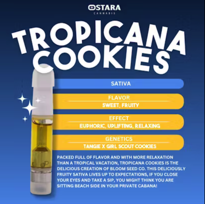 Tropicana Cookies Cart