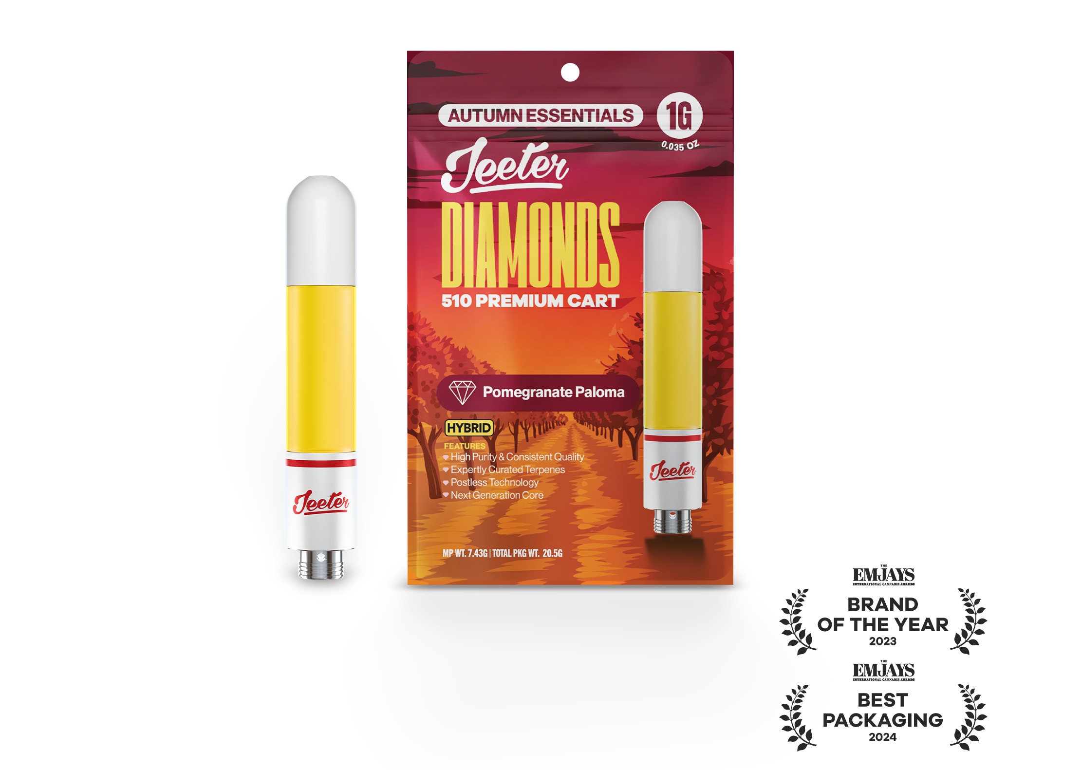 Pomegranate Paloma | 510 Postless Cart | 1g