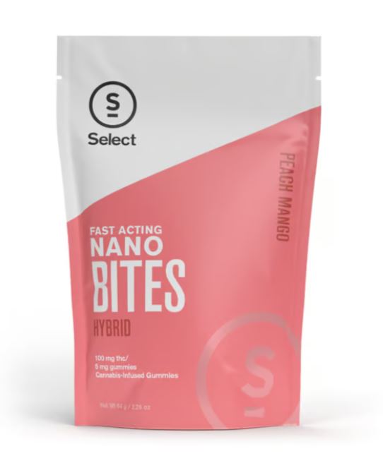 Select Peach Mango Nano Bites 5mg x 20ct