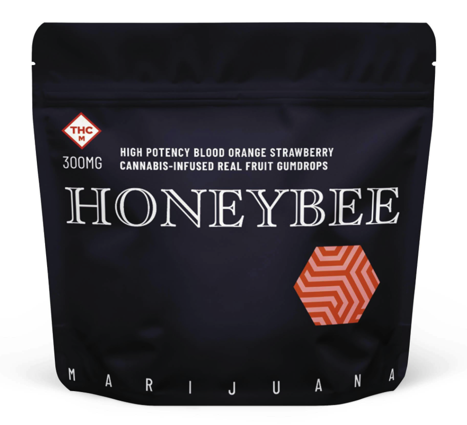 Honey Bee - Blood Orange Strawberry 300mg Gumdrops 20pk