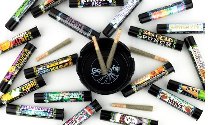 Goodlyfe: Blue Raspberry 1G Infused Preroll