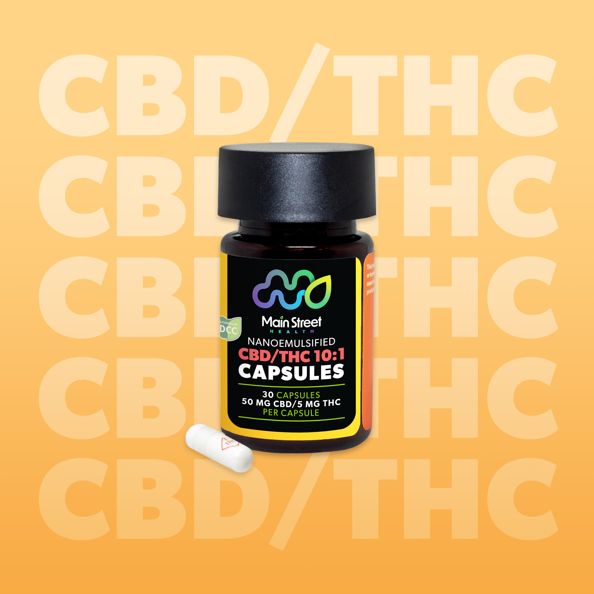 1:10 THC/CBD Capsules (10pk)