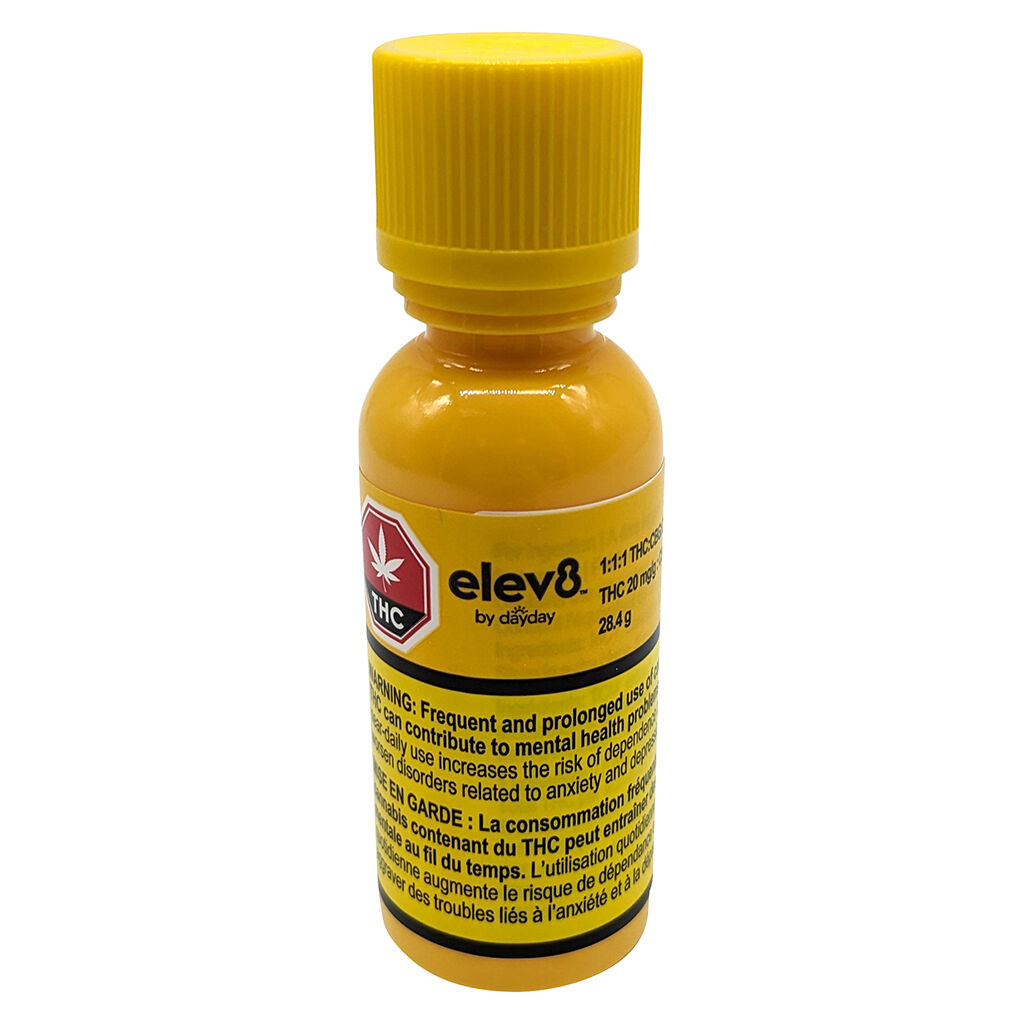 elev8 by DayDay - 1:1:1 THC:CBG:CBD Oil - 30ml