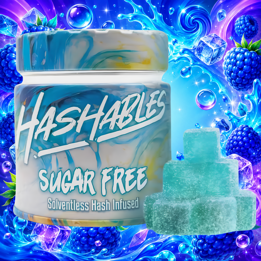 Blue Raspberry | Bliss | Hash-Infused | Sugar Free | 20pk