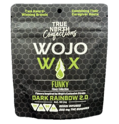 True North Confections x Wojo Wax | Dark Rainbow 2.0 Rosin Gummies 4pc | 200mg