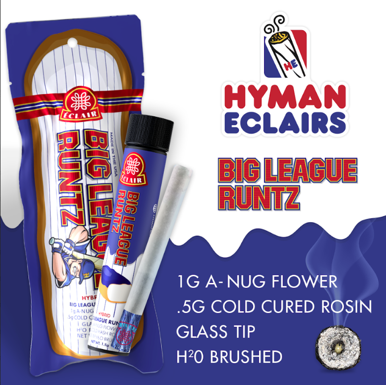Hyman Mini Eclairs Infused Donut - Big Leauge Runtz
