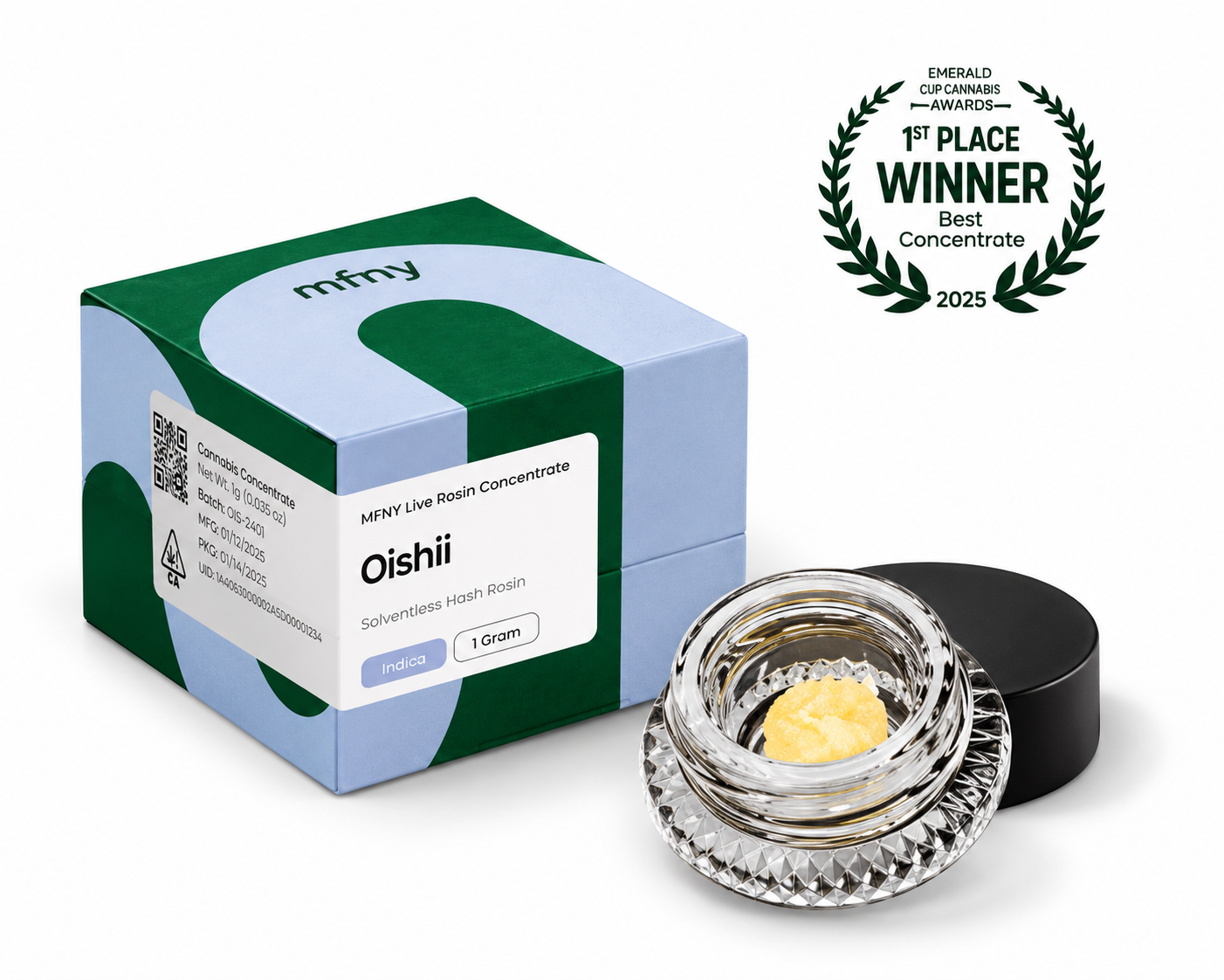 MFNY - OISHII - LIVE RESIN BADDER - 1G - INDICA