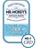 Mr. Moxey's Edibles 20pk/100mg Infused Mints- Zen Peppermint 40:1 (CBD:THC)