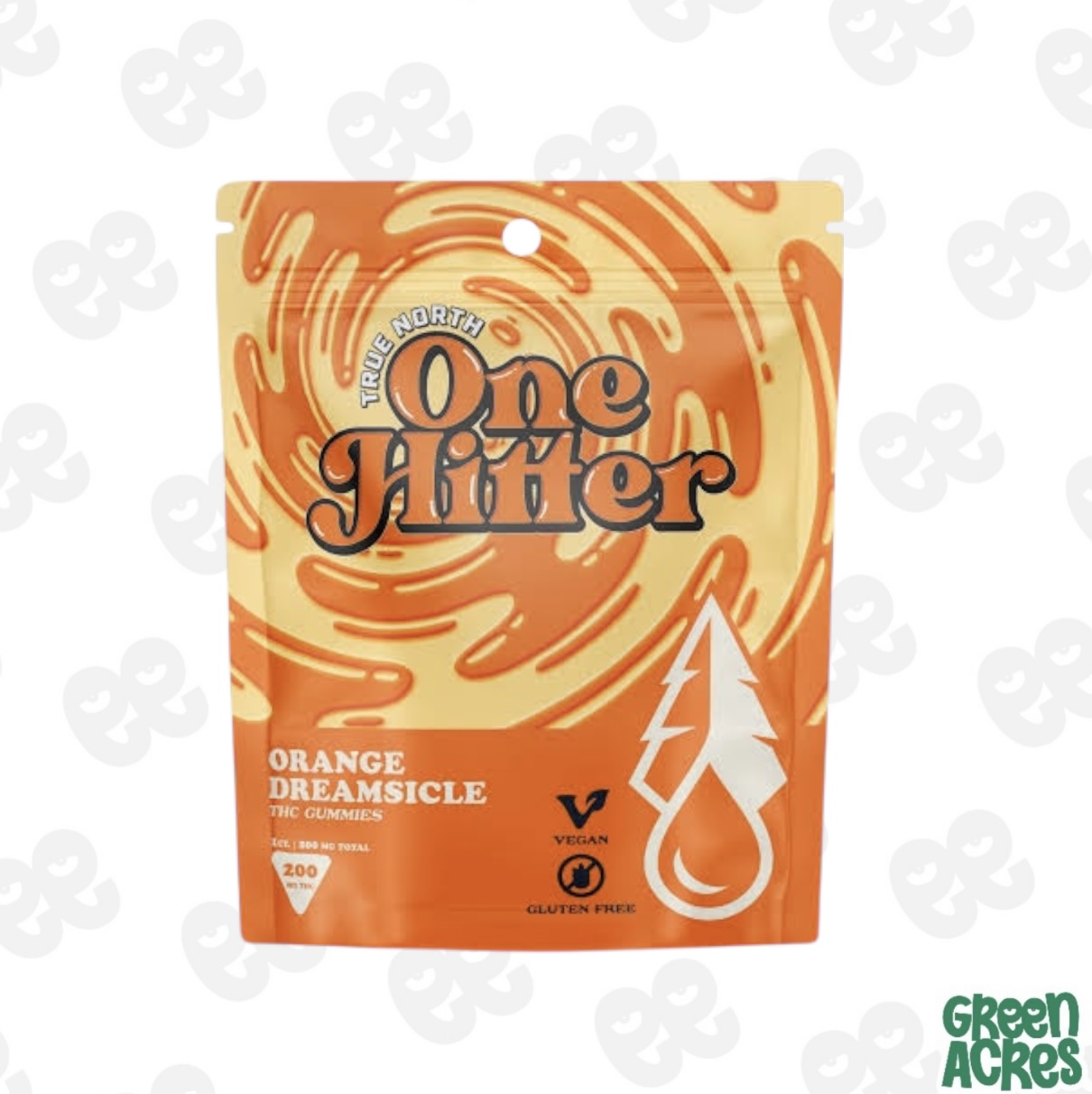 True North: Orange Dreamsicle One Hitter 200MG Gummy