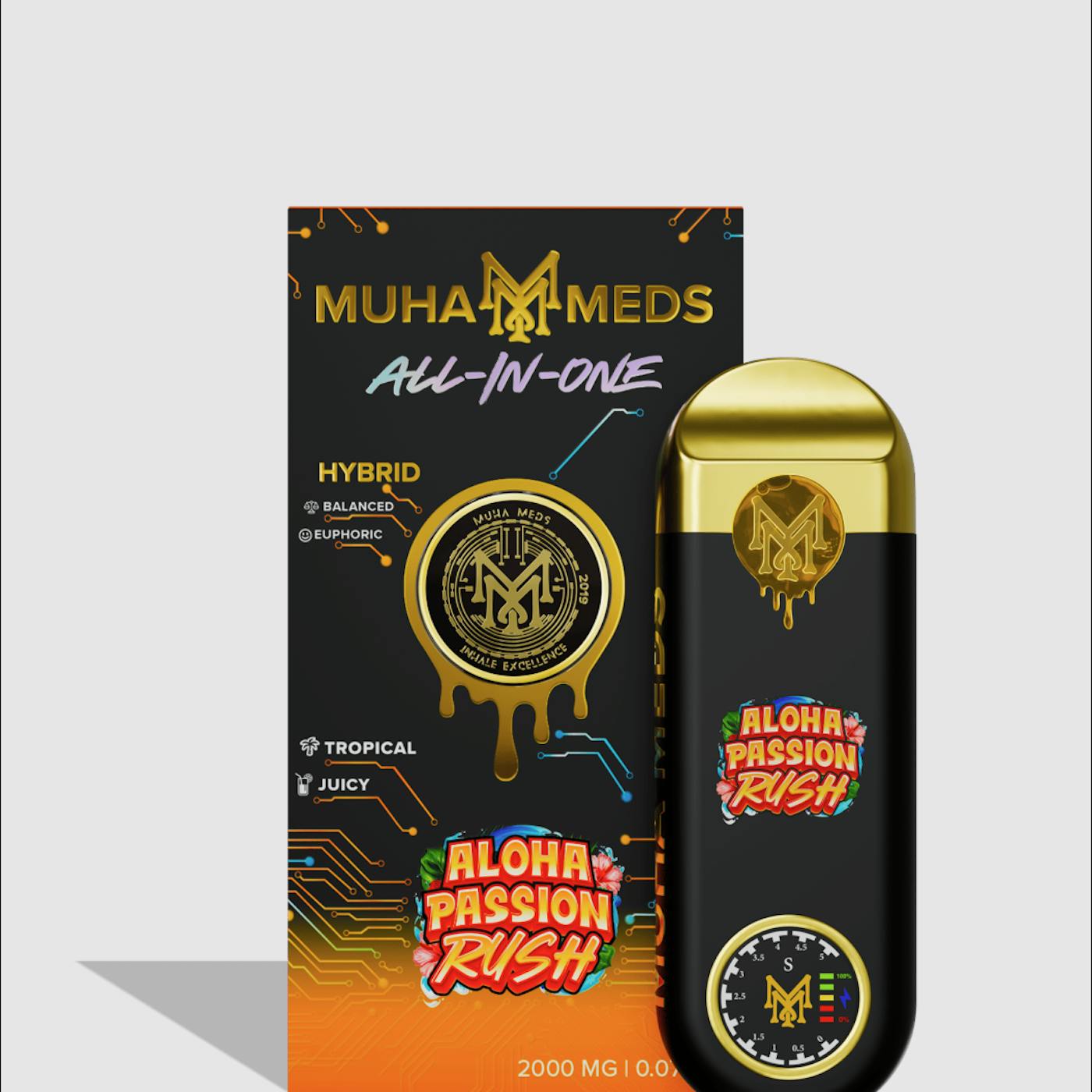 Muha Meds | Aloha Passion Rush | 2g AIO