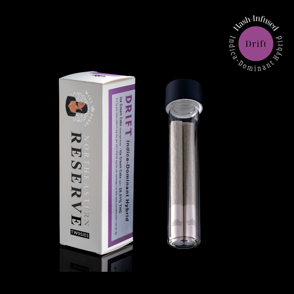 2 x 1g Hash Infused Pre-Roll | Ice Cream Cake Flower x Zaddy Hash
