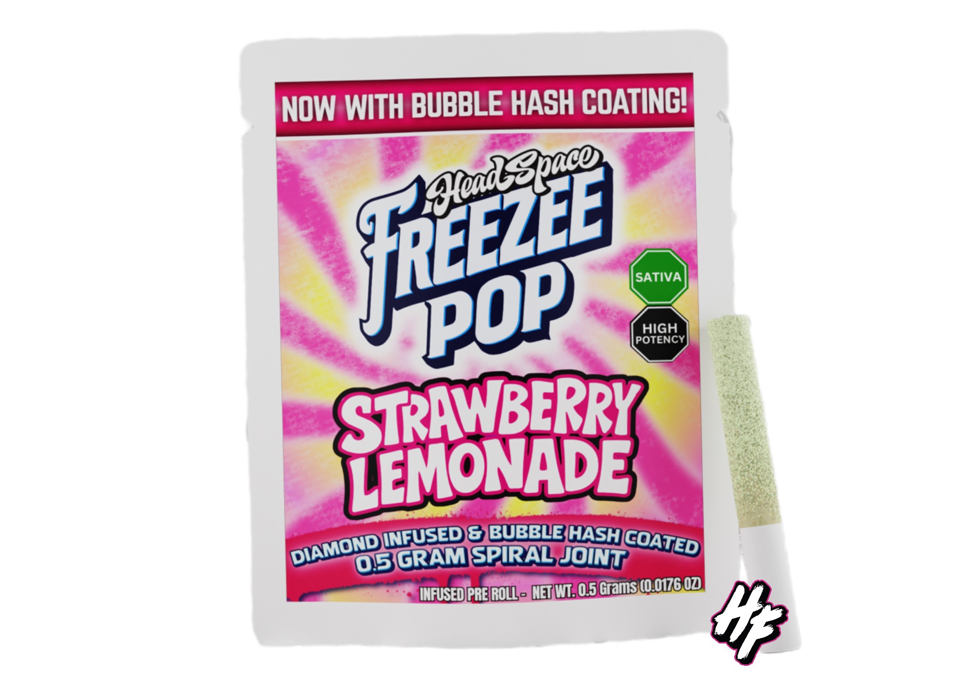Freezee Pop Strawberry Lemonade Infused Preroll
