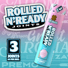 BUBBLEGUM GELATO | INDICA | ROLLED N READY 3PK PRE-ROLLS | 3G | REC