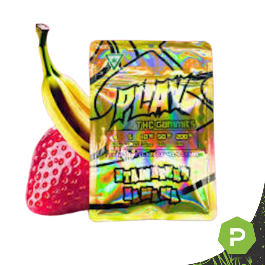 PLAY | 200mg Gummies | Strawberry Banana