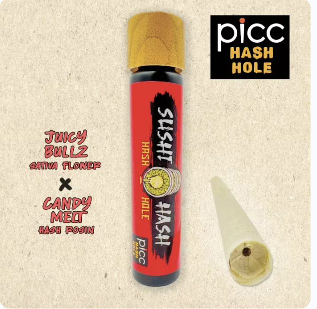 Sushi Hash Juicy Bullz x Candy Melt Infused Pre Roll