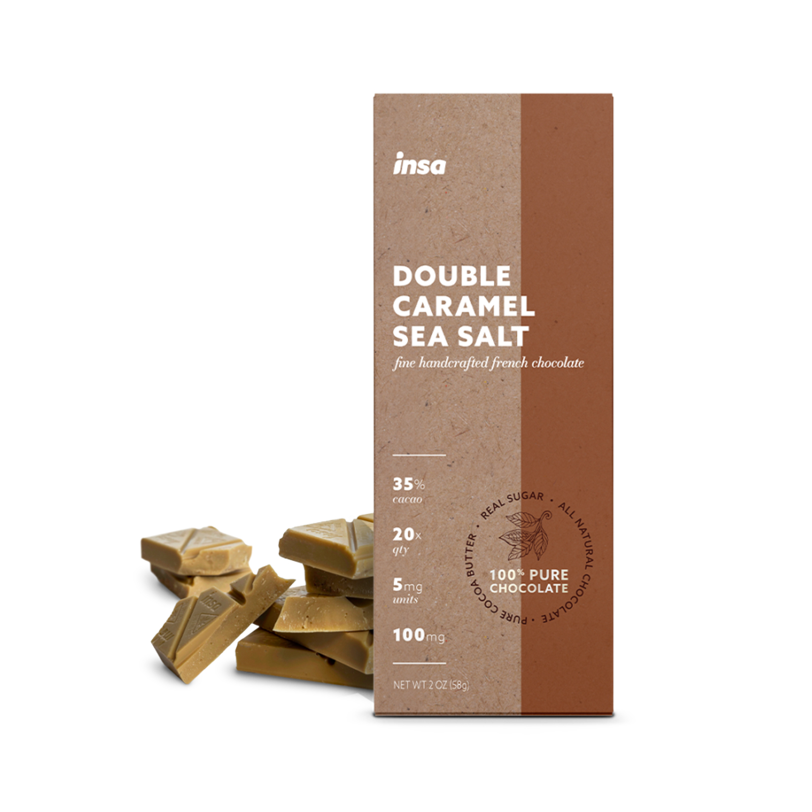 Double Caramel Sea Salt Chocolate Bar