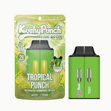 Kushy Punch | 1g Live Resin Connect AIO | Tropical Punch | 2 x