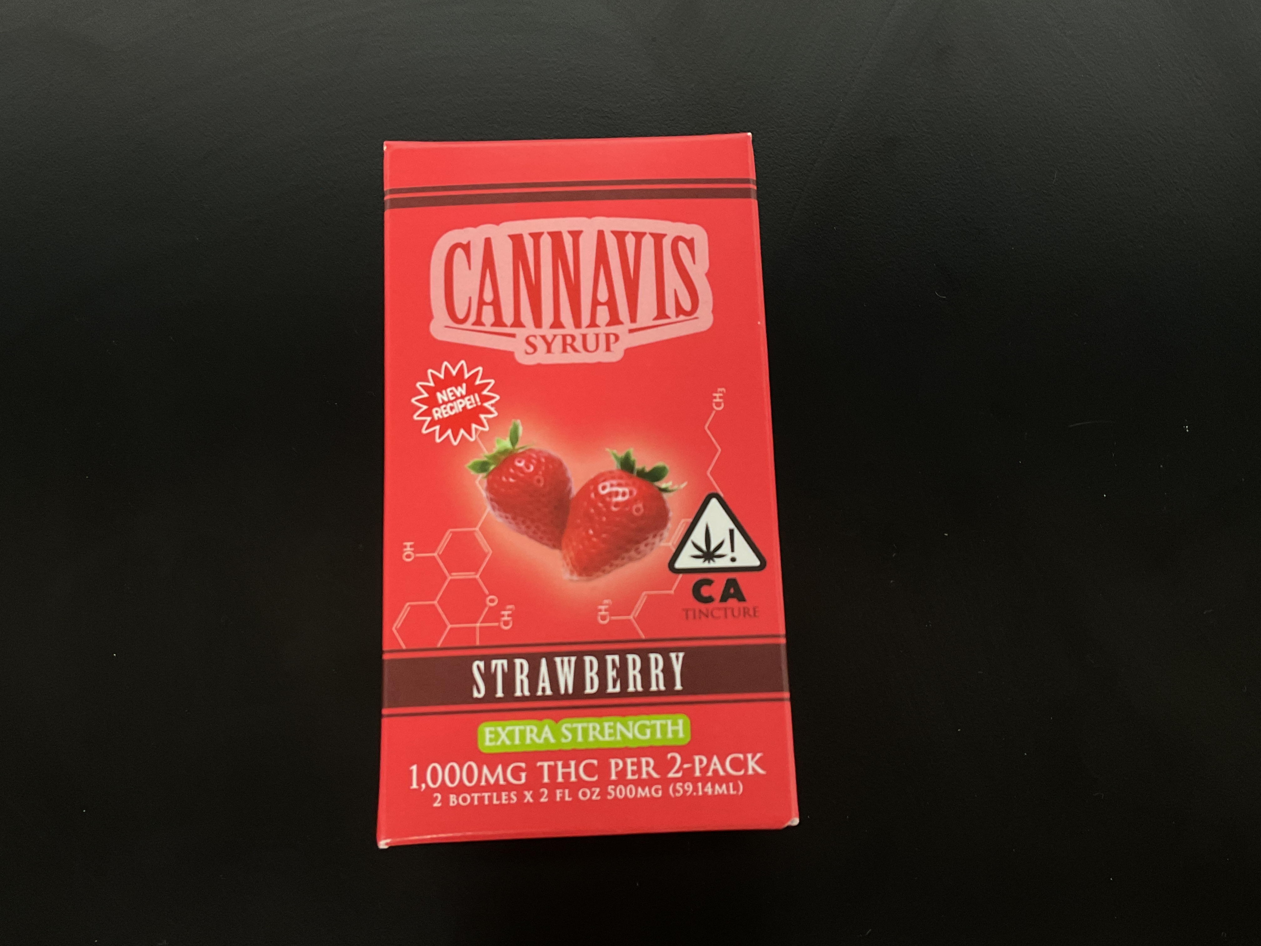 Tincture Syrup Extra Strength Strawberry