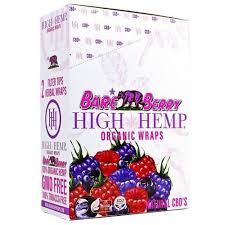 High Hemp Wraps - Bare Berry - 2ct