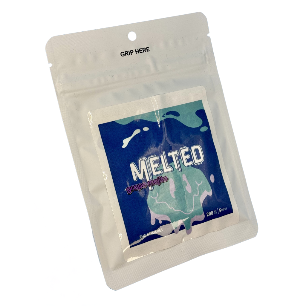 Melted | Grape Mojito | 200mg Rosin Gummies