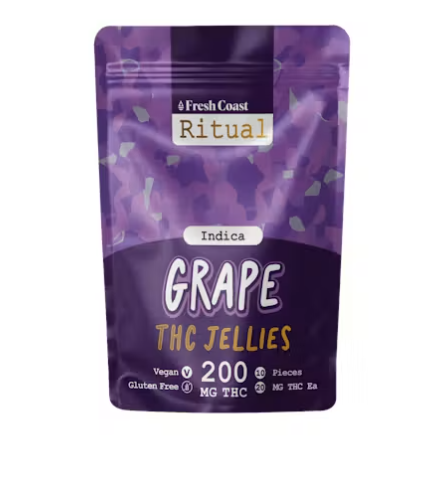 JELLIES | 200MG GUMMIES | GRAPE