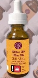 Relax Tincture | Chai | 10:1 (CBD:THC)