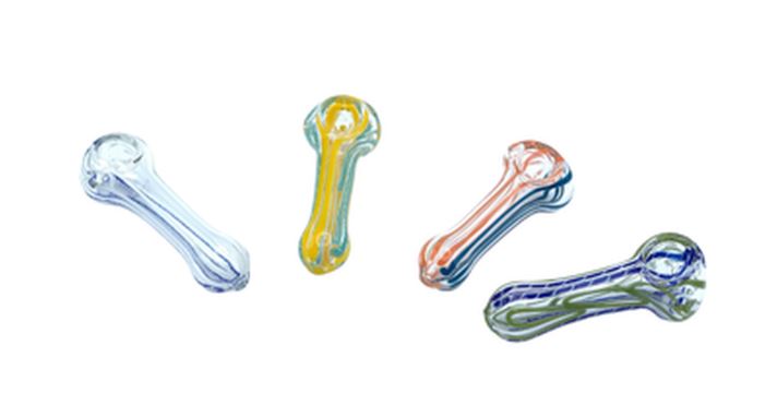 2.5" Spiral Glass Hand Pipe | Assorted Colours