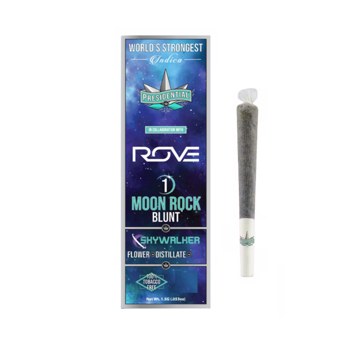 Presidential | Skywalker | Distillate Diamonds Infused Moon Rock Pre-Roll 1g
