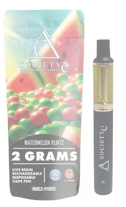 Society C - Watermelon Runtz - Live Resin Disposable